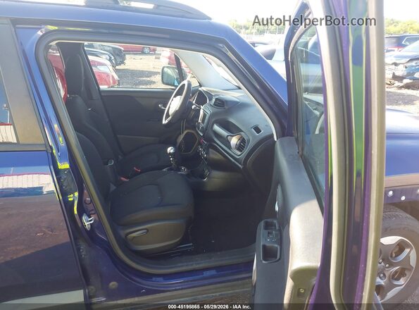 ZACCJABW1GPC69159 2016 JEEP RENEGADE Blue წინა სალონის ხედი