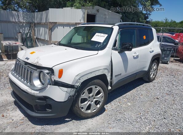 ZACCJADT1GPC61405 2016 JEEP RENEGADE White Vista tres cuartos delantera izquierda