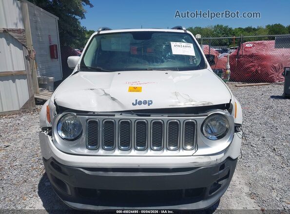 ZACCJADT1GPC61405 2016 JEEP RENEGADE White Vista del cuadro de instrumentos
