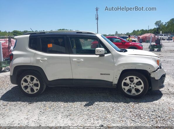 ZACCJADT1GPC61405 2016 JEEP RENEGADE White Vista interior trasera