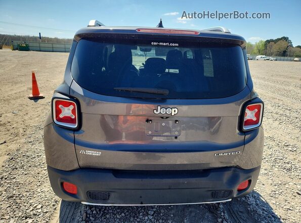 ZACCJADT6GPC54904 2016 JEEP RENEGADE Gray Rear view