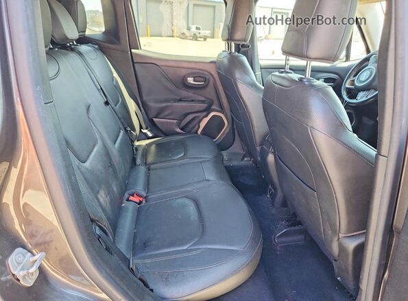 ZACCJADT6GPC54904 2016 JEEP RENEGADE Gray Rear seats view