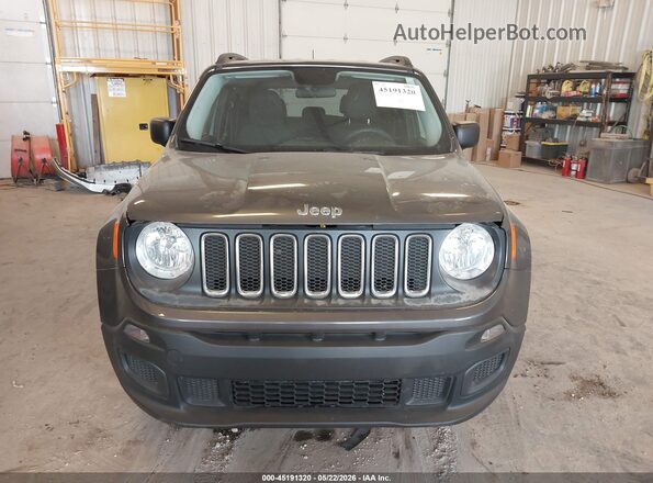 ZACCJBAB0HPE89138 2017 JEEP RENEGADE Gray Vista del cuadro de instrumentos