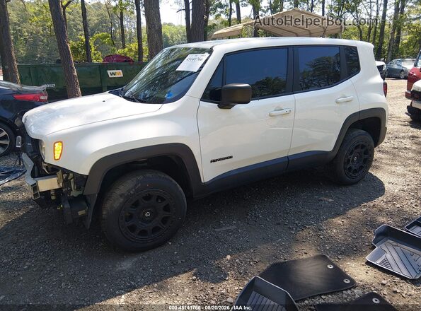 ZACCJBAB0HPF82757 2017 JEEP RENEGADE White Առջևի ձախ երեք քառորդ տեսարան