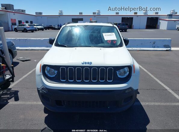 ZACCJBAB0HPF94018 2017 JEEP RENEGADE White ხელსაწყოთა პანელის ხედი