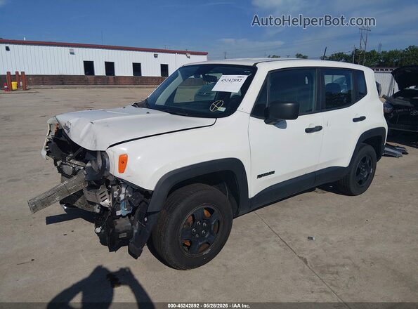 ZACCJBAB0JPH91731 2018 JEEP RENEGADE White Przód lewy