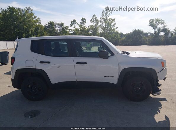 ZACCJBAB0JPH91731 2018 JEEP RENEGADE White Widok zestawu wskaźników