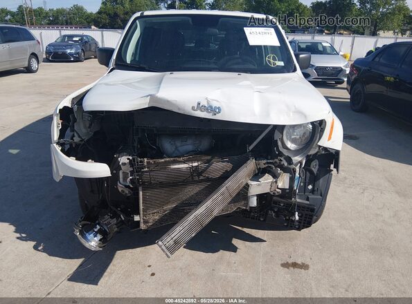 ZACCJBAB0JPH91731 2018 JEEP RENEGADE White Widok z przodu