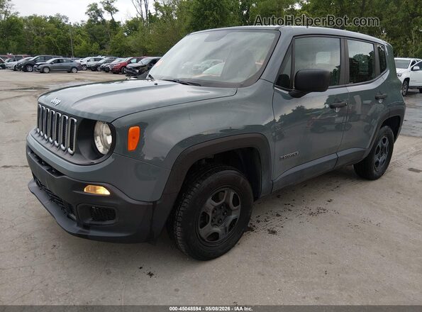 ZACCJBAB0JPJ00808 2018 JEEP RENEGADE Gray Передня ліва чверть