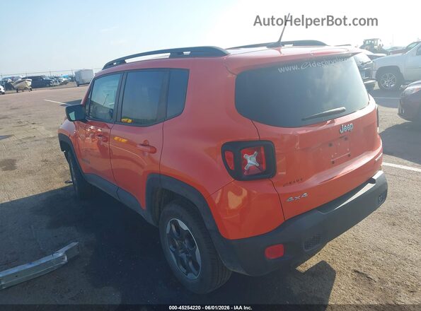 ZACCJBAB1HPE38389 2017 JEEP RENEGADE Orange Задня ліва чверть