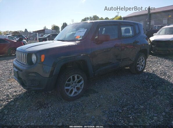 ZACCJBAB2JPH81783 2018 JEEP RENEGADE Gray Vista tres cuartos delantera izquierda