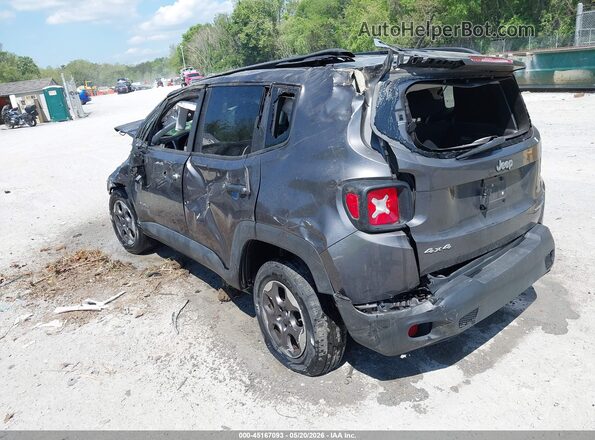 ZACCJBAB5HPE87191 2017 JEEP RENEGADE Серый Задняя левая четверть