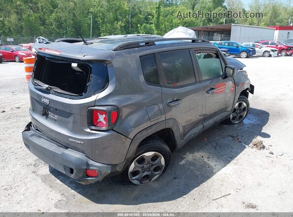 ZACCJBAB5HPE87191 2017 JEEP RENEGADE Серый Задняя правая четверть