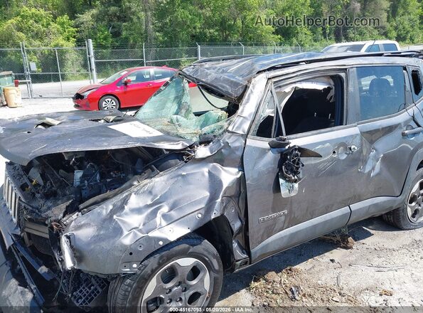 ZACCJBAB5HPE87191 2017 JEEP RENEGADE Серый Вид панели приборов