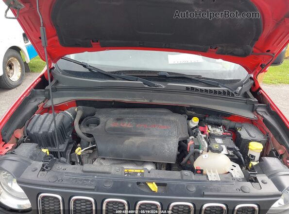 ZACCJBAB5JPJ57733 2018 JEEP RENEGADE Red Вид ззаду