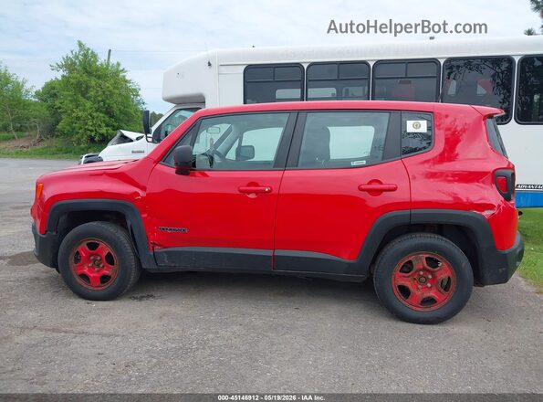 ZACCJBAB5JPJ57733 2018 JEEP RENEGADE Red Панорамний вид салону 360°