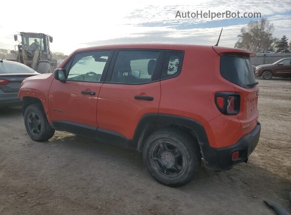 ZACCJBAB7JPH26617 2018 JEEP RENEGADE Orange Trasero izquierdo