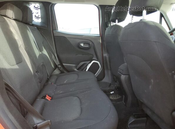 ZACCJBAB7JPH26617 2018 JEEP RENEGADE Orange Vista interior trasera