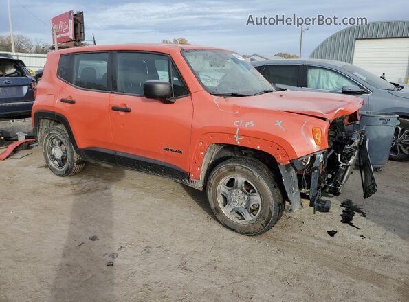 ZACCJBAB7JPH26617 2018 JEEP RENEGADE Orange Delantero derecho