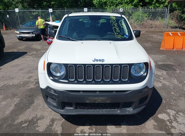 ZACCJBAB8JPJ50548 2018 JEEP RENEGADE Белый Вид щитка приборов