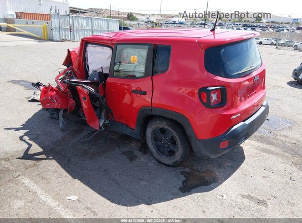 ZACCJBAB9JPH46030 2018 JEEP RENEGADE Red Trasero izquierdo