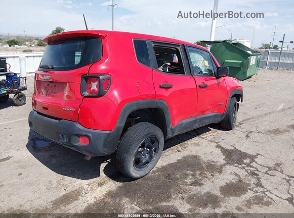 ZACCJBAB9JPH46030 2018 JEEP RENEGADE Red Trasero derecho