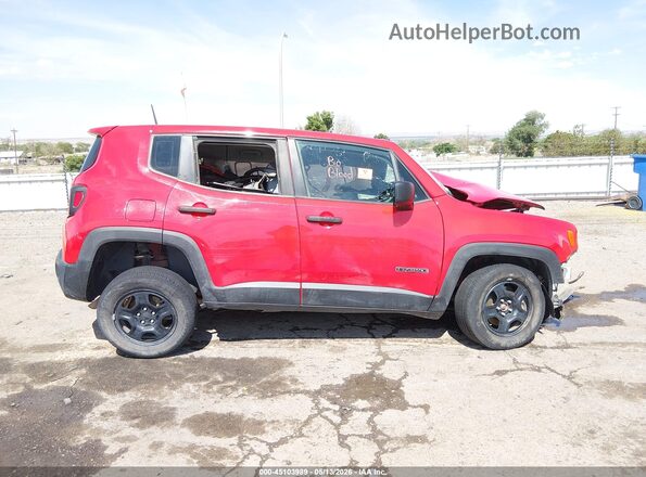 ZACCJBAB9JPH46030 2018 JEEP RENEGADE Red Vista del cuadro de instrumentos