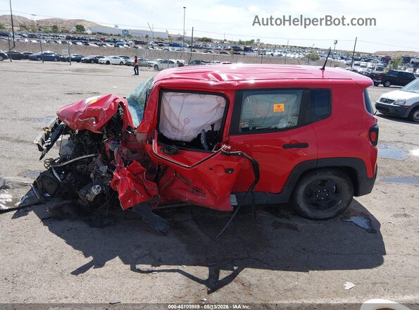 ZACCJBAB9JPH46030 2018 JEEP RENEGADE Red Vista interior trasera
