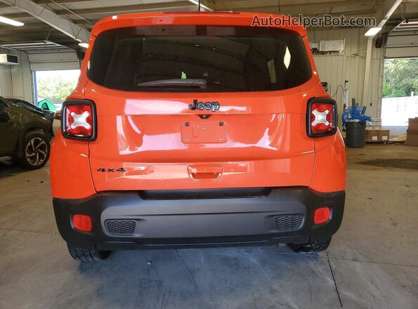 ZACCJBAB9JPH93266 2018 JEEP RENEGADE Оранжевый 