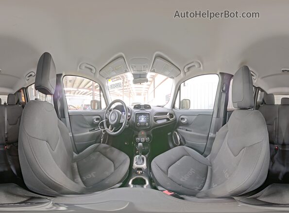 ZACCJBABXHPF33811 2017 JEEP RENEGADE Gray Vista de la etiqueta del VIN