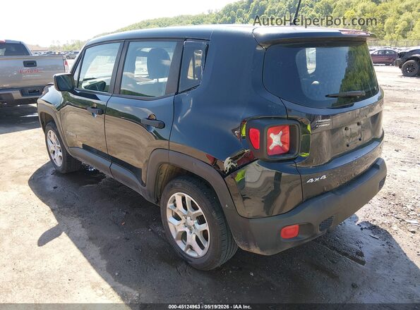 ZACCJBAH1HPF65065 2017 JEEP RENEGADE Black Trasero izquierdo