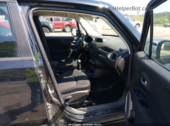 ZACCJBAH1HPF65065 2017 JEEP RENEGADE Black Vista interior delantera