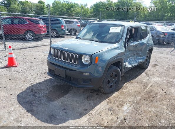 ZACCJBAT5GPE16628 2016 JEEP RENEGADE Light Blue Przód lewy