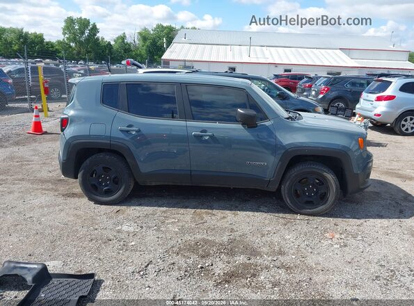 ZACCJBAT5GPE16628 2016 JEEP RENEGADE Light Blue Widok wnętrza z tyłu