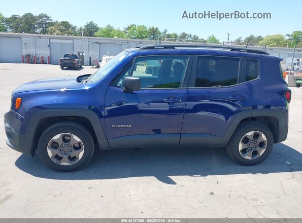 ZACCJBAT7GPE34872 2016 JEEP RENEGADE Blue Widok wnętrza 360 stopni