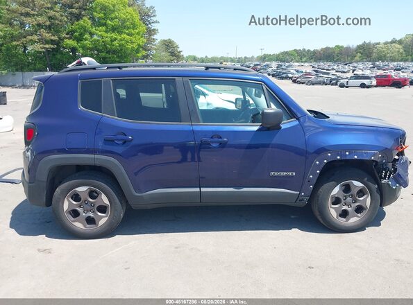ZACCJBAT7GPE34872 2016 JEEP RENEGADE Blue Widok wnętrza z tyłu