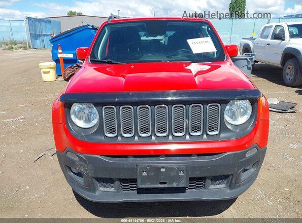 ZACCJBBB0JPH82400 2018 JEEP RENEGADE Red ხელსაწყოთა პანელის ხედი