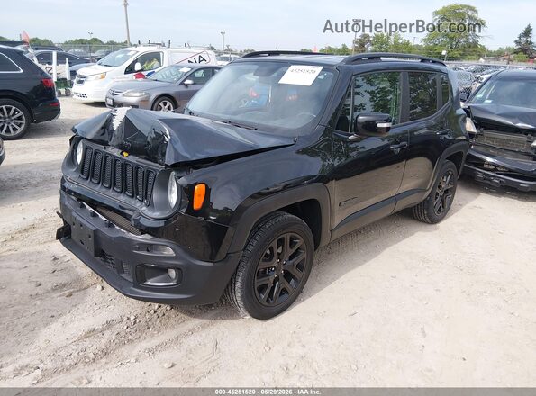 ZACCJBBB1HPF97735 2017 JEEP RENEGADE Black Առջևի ձախ երեք քառորդ տեսարան