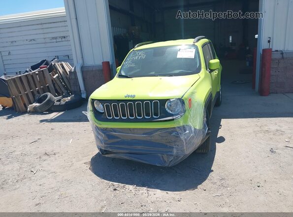 ZACCJBBB4HPE89805 2017 JEEP RENEGADE Yellow Vista del cuadro de instrumentos