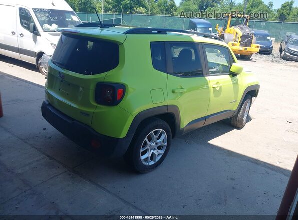 ZACCJBBB4HPE89805 2017 JEEP RENEGADE Yellow Trasero derecho