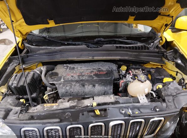 ZACCJBBB9HPE89377 2017 JEEP RENEGADE Yellow Widok z tyłu