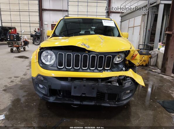 ZACCJBBB9HPE89377 2017 JEEP RENEGADE Yellow Widok zestawu wskaźników