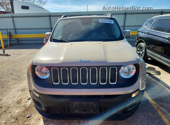 ZACCJBBT2GPD27629 2016 JEEP RENEGADE Желто-коричневый Вид спереди