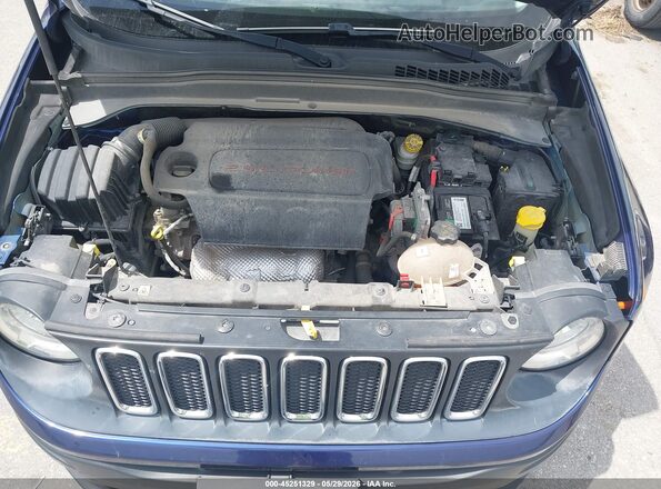 ZACCJBBT8GPD90444 2016 JEEP RENEGADE Blue უკანა ხედი