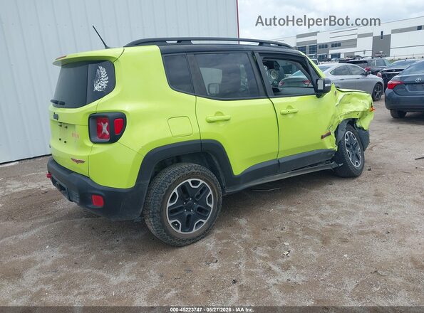 ZACCJBCB5HPE76429 2017 JEEP RENEGADE Зеленый Задняя правая четверть