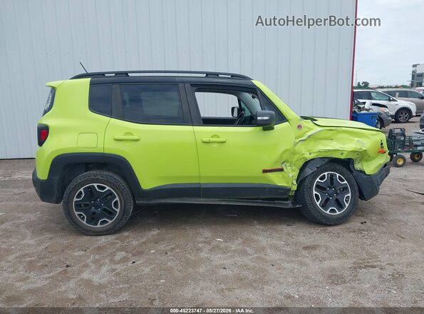 ZACCJBCB5HPE76429 2017 JEEP RENEGADE Зеленый Вид задней части салона