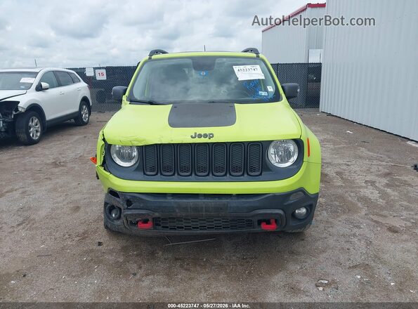ZACCJBCB5HPE76429 2017 JEEP RENEGADE Зеленый Вид щитка приборов