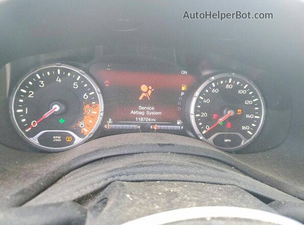 ZACCJBCT3GPE07617 2016 JEEP RENEGADE Black Սարքավորումների վահանակի տեսք