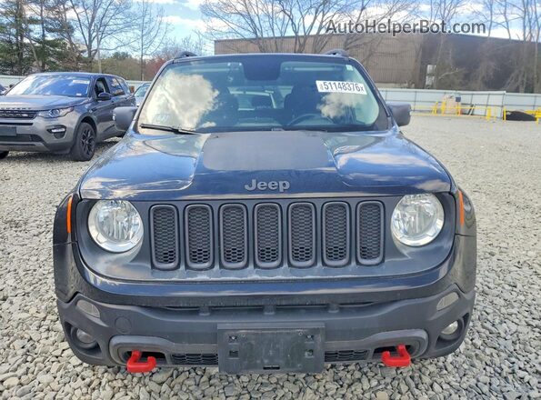 ZACCJBCT3GPE07617 2016 JEEP RENEGADE Black Դիմացի տեսք