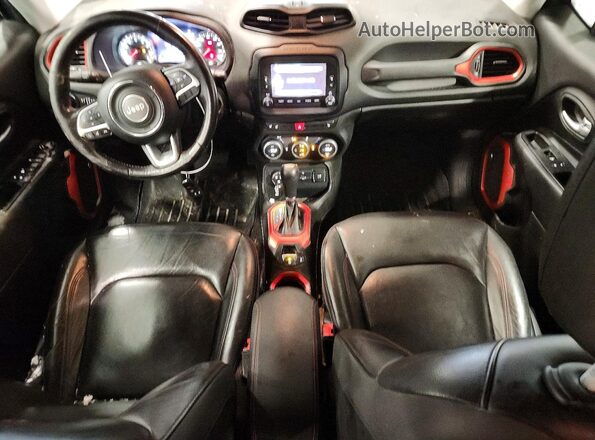 ZACCJBCT5GPC78411 2016 JEEP RENEGADE Blue Widok deski rozdzielczej